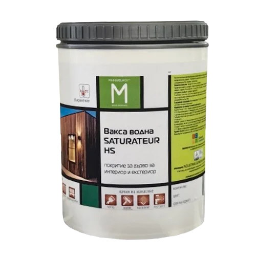 Saturateur HS Masquelack – безцветна водна вакса за градински мебели, перголи и дървени обшивки